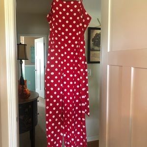 Red and White Polka Dot Jumper